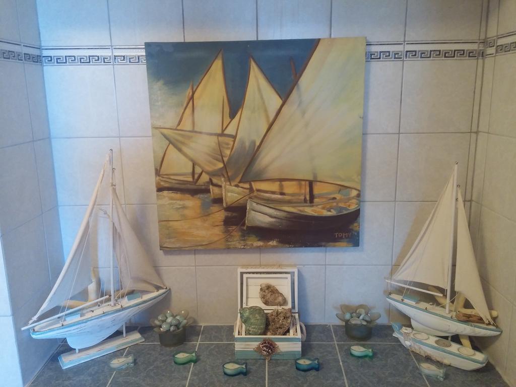Villa Romanza Beach Villa Chalki Town Bagian luar foto