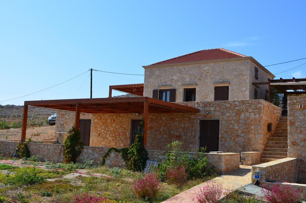 Villa Romanza Beach Villa Chalki Town Bagian luar foto