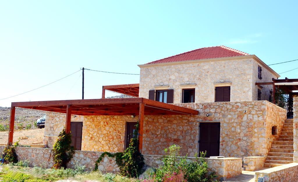 Villa Romanza Beach Villa Chalki Town Bagian luar foto